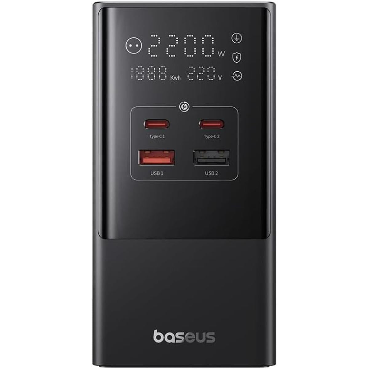 Baseus Power Combo Tower Digital Power Strip 3ac+2u+2c 35w With 1.5m Power Cord Eu Cluster Black Baseus Power Combo Tower Digital Power Strip 3ac+2u+2c 35w With 1.5m Power Cord Eu Cluster Black