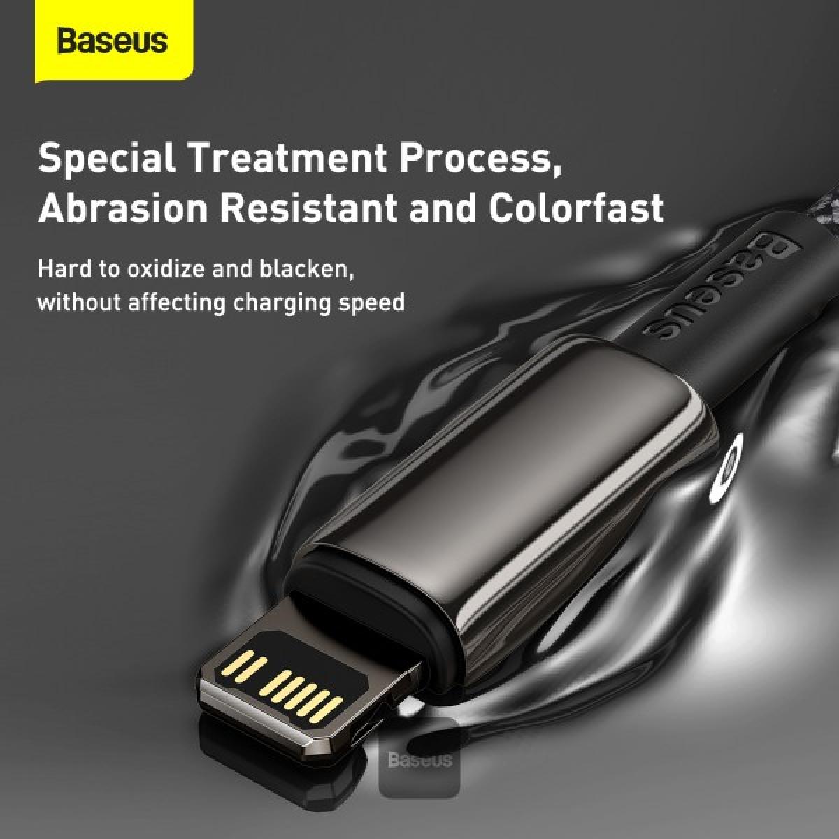 Baseus Tungsten Gold Fast Charging Data Cable Type C To Lightning Pd 20w (1m) Black Baseus Tungsten Gold Fast Charging Data Cable Type C To Lightning Pd 20w (1m) Black