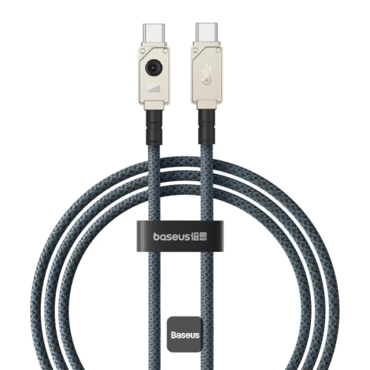 Baseus Unbreakable Series 100W PD Fast Charging Data Cable Type - C to Type - C 1 meter - White