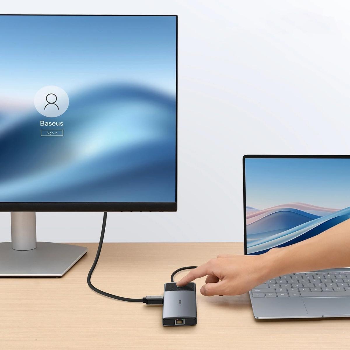 Baseus Hub 10in1 Metal Gleam II Series, docking stations