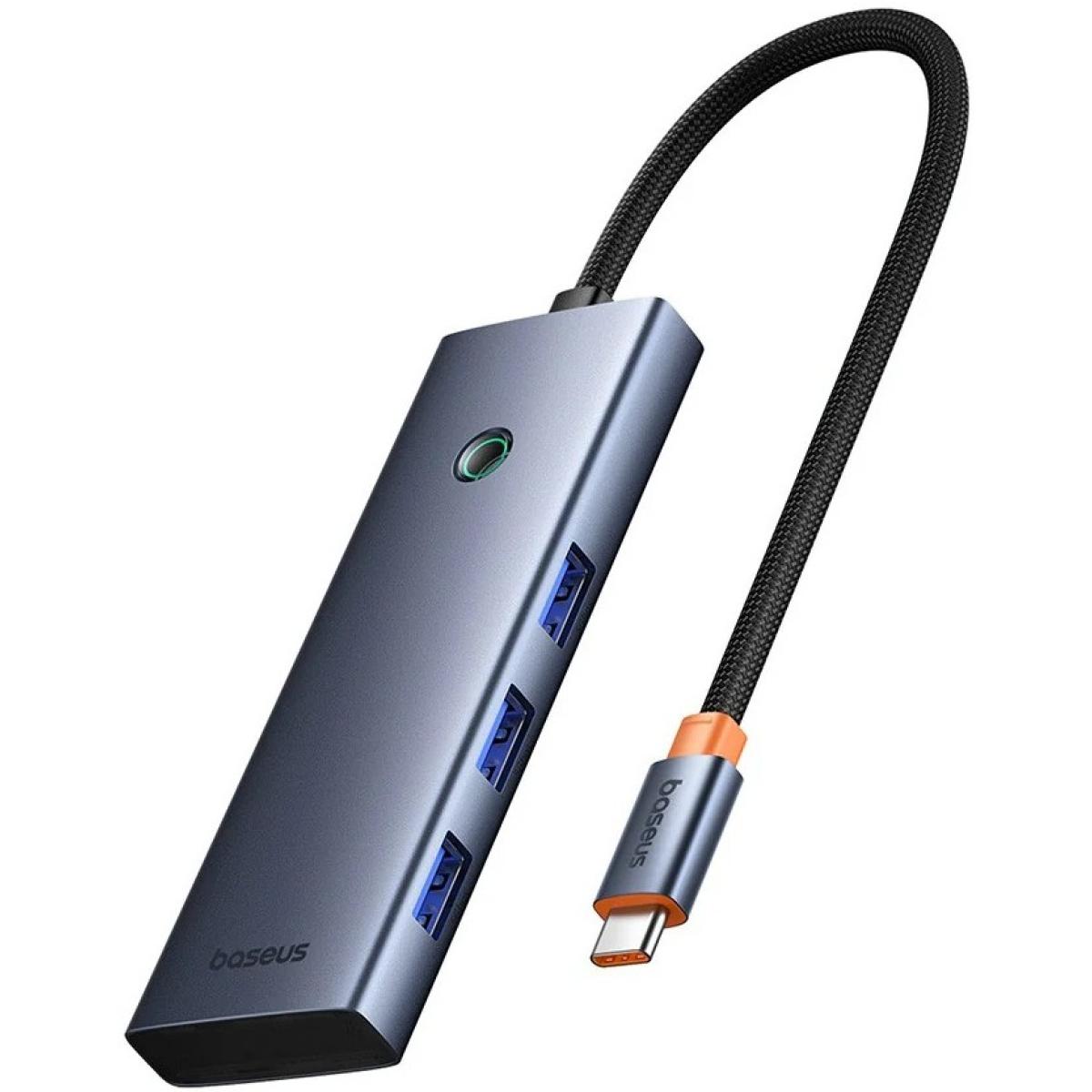 Baseus Ultrajoy Series 7 Port Hub Docking Station (type C To Hdmi4k@60hz*1+vga*1+usb 3.0*4+pd*1) Space Grey