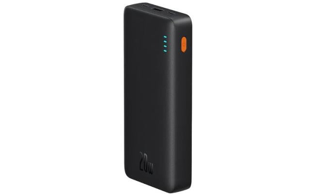 Baseus Airpow Fast Charge Power Bank 20000mah 20w Cluster Black (with Simple Series Containing Universal USB to Type C 50cm Black）