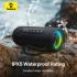 Baseus Aequr Series Vo20 Bluetooth Speaker With Ambient Rgb Light | Bt 5.3, 15h Playtime, 15w Loud Stereo Sound, Deep Bass Black Baseus Aequr Series Vo20 Bluetooth Speaker With Ambient Rgb Light | Bt 5.3, 15h Playtime, 15w Loud Stereo Sound, Deep Bass Black