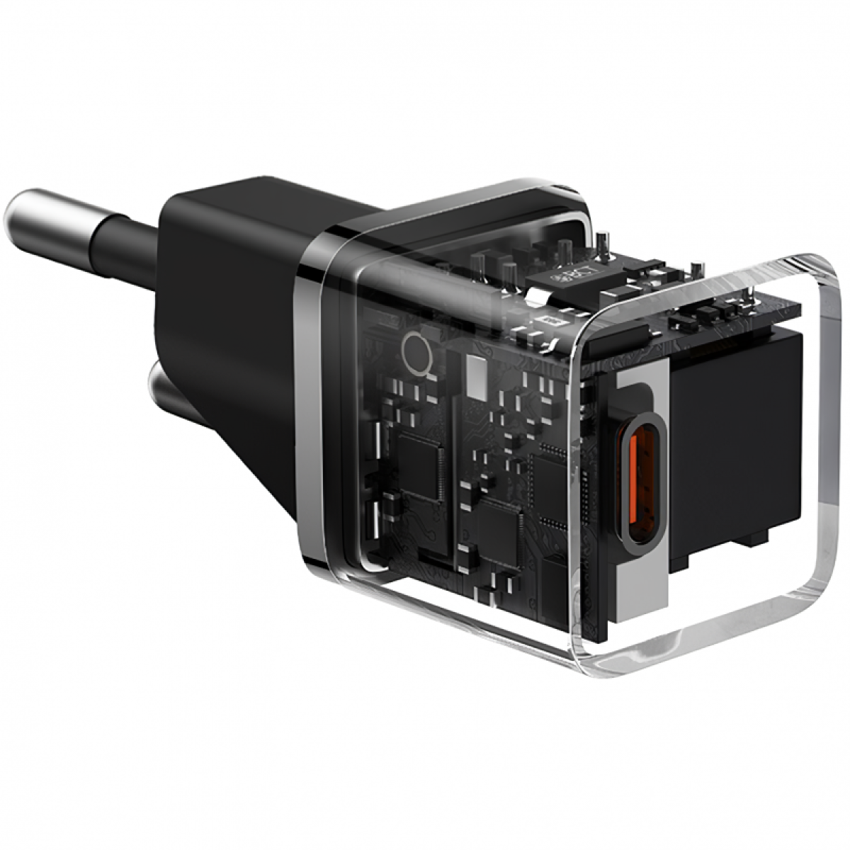 Baseus C 100w GAN5 black 20w 1 meter Fast Charger (mini) 1c Cluster (with: Dynamic