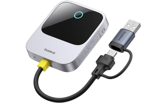 Baseus Wireless Carplay Adapter for Iphone Converts Wired Carplay to Wireless