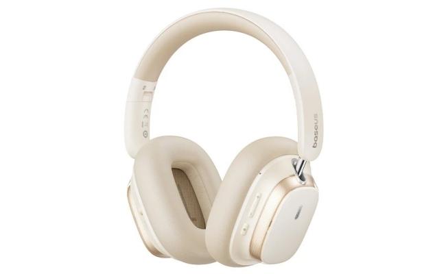 Baseus Bowie H1s Bluetooth Headset Foldable, Aive Noise Cancelling Wireless Over Ear Headphone, Px4 Waterproof, Up To 100hrs White Baseus Bowie H1s Bluetooth Headset Foldable, Aive Noise Cancelling Wireless Over Ear Headphone, Px4 Waterproof, Up To 100hrs White