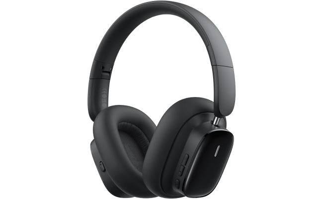 Baseus Bowie H1s Bluetooth Headset Foldable, Aive Noise Cancelling Wireless Over Ear Headphone, Px4 Waterproof, Up To 100hrs Black Baseus Bowie H1s Bluetooth Headset Foldable, Aive Noise Cancelling Wireless Over Ear Headphone, Px4 Waterproof, Up To 100hrs Black
