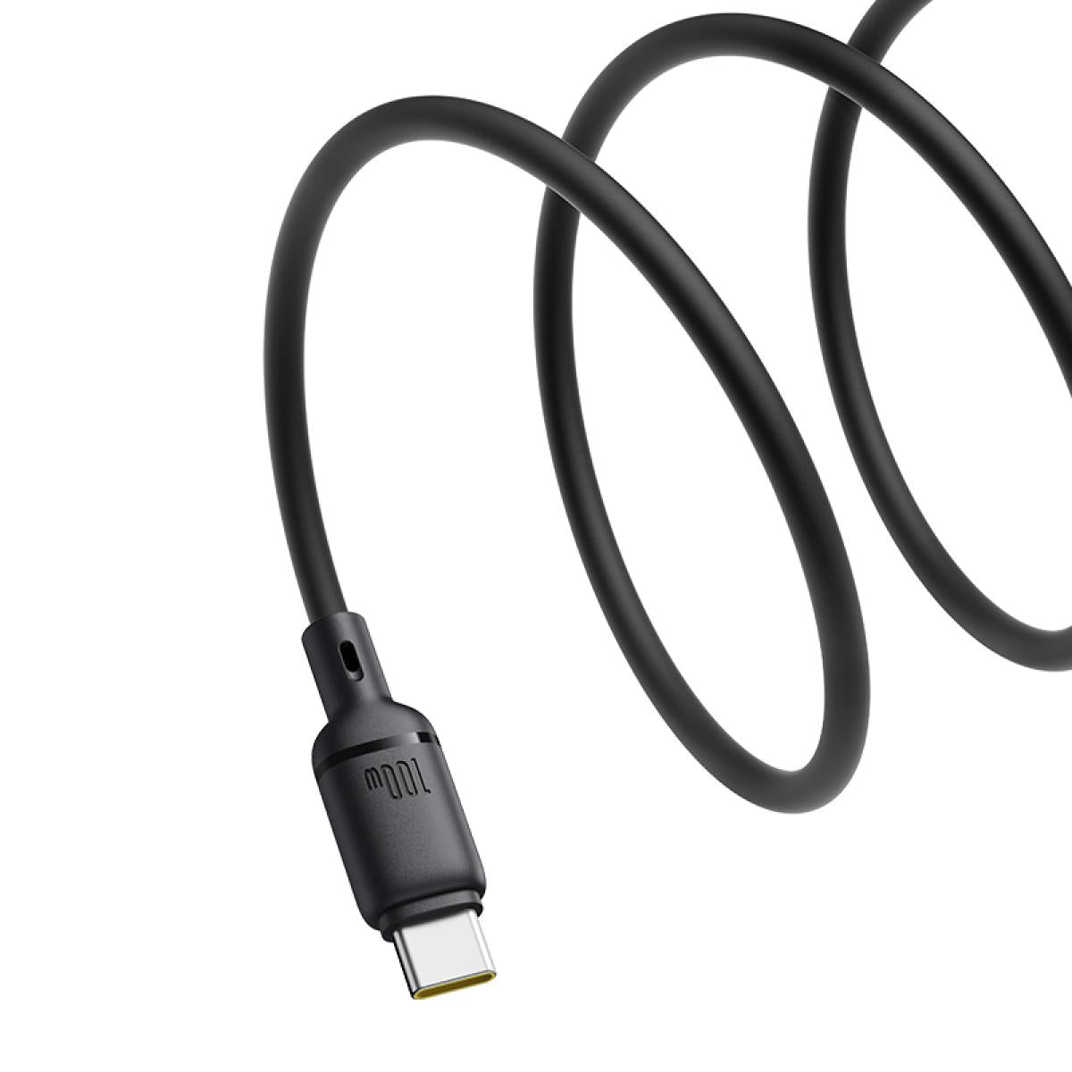Baseus Silky Series Fast Charging Cable Type C To Type C 100w 2m Black Baseus Silky Series Fast Charging Cable Type C To Type C 100w 2m Black