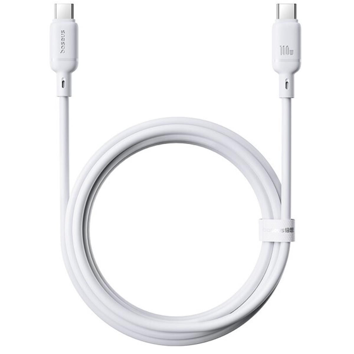 Baseus Silky Series Fast Charging Cable Type-C to Type-C 100W 1M - White