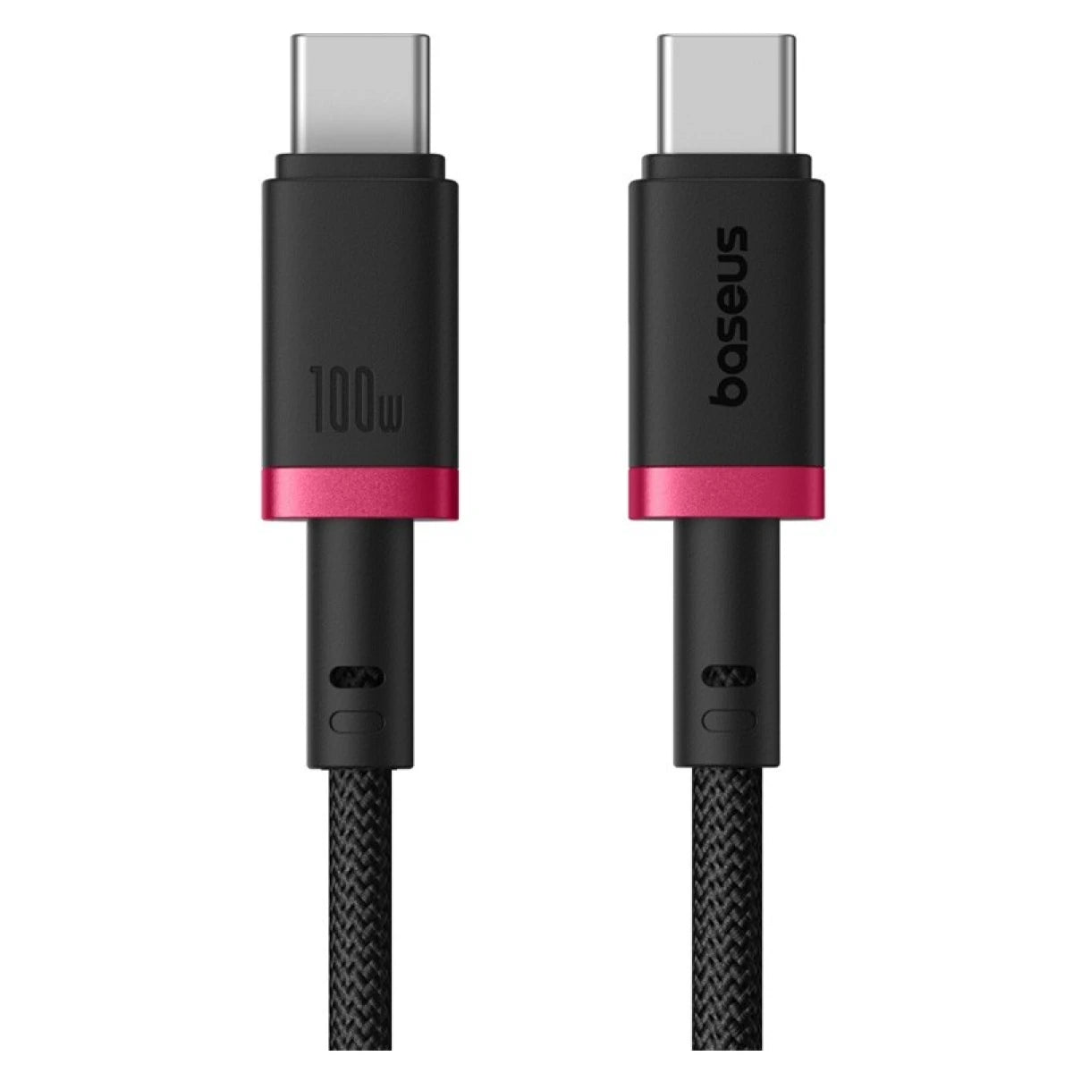 Baseus Dura Series Fast Charging Cable Type - C to Type - C 100W 1 meter - RedBlack