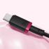 Baseus Dura Series Fast Charging Cable Type - C to Type - C 100W 1 meter - RedBlack