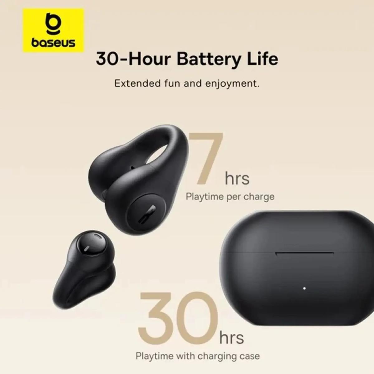 Baseus Bass 15 Clip Ows Wireless Headphones, headset