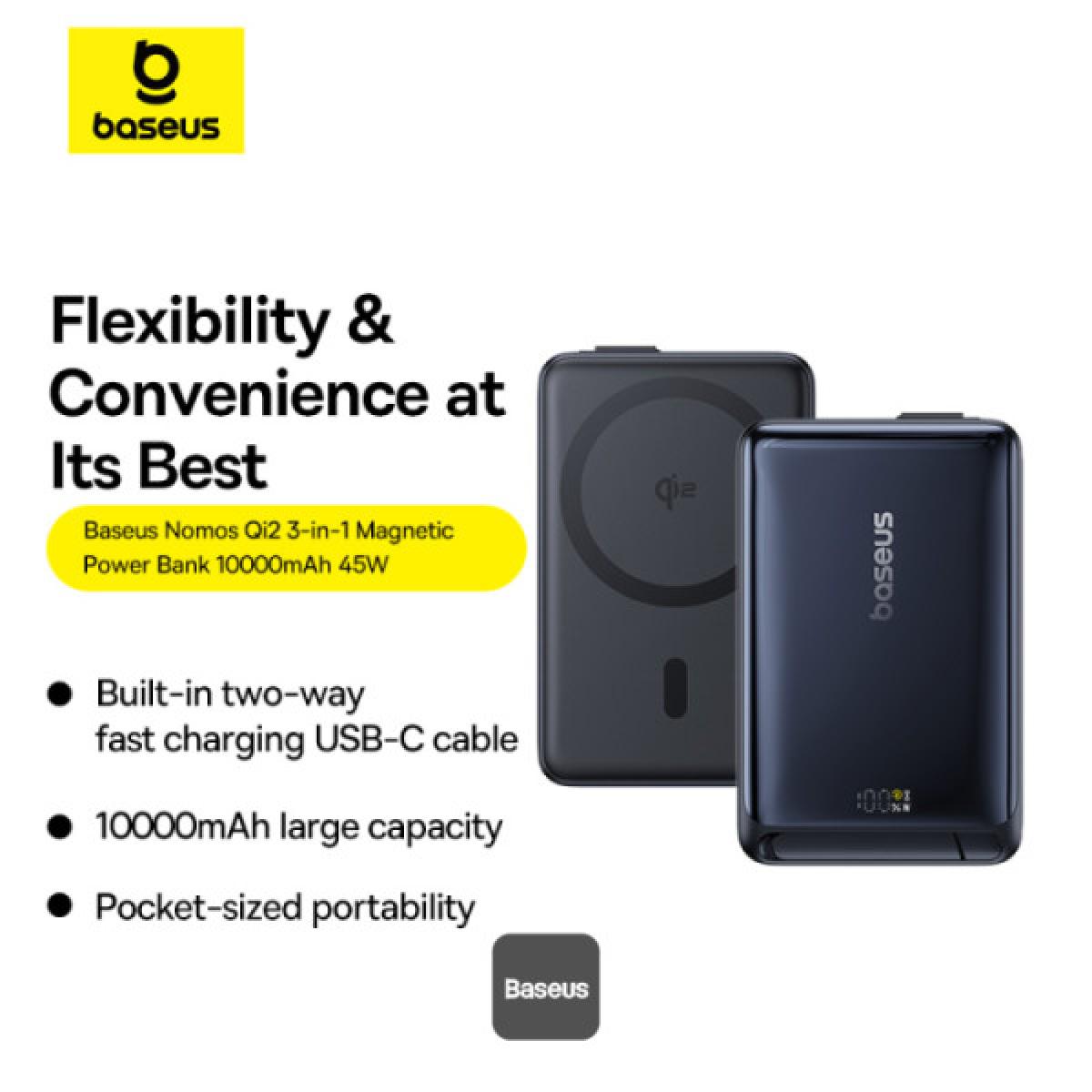 Baseus wireless power bank for device charging