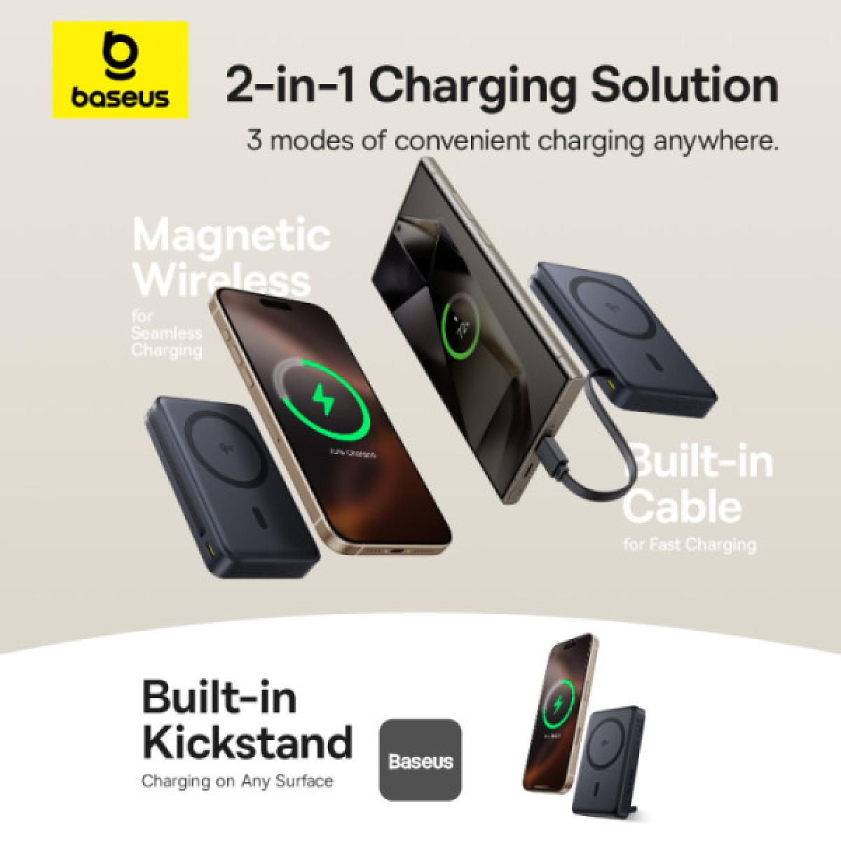 Baseus wireless power bank for device charging