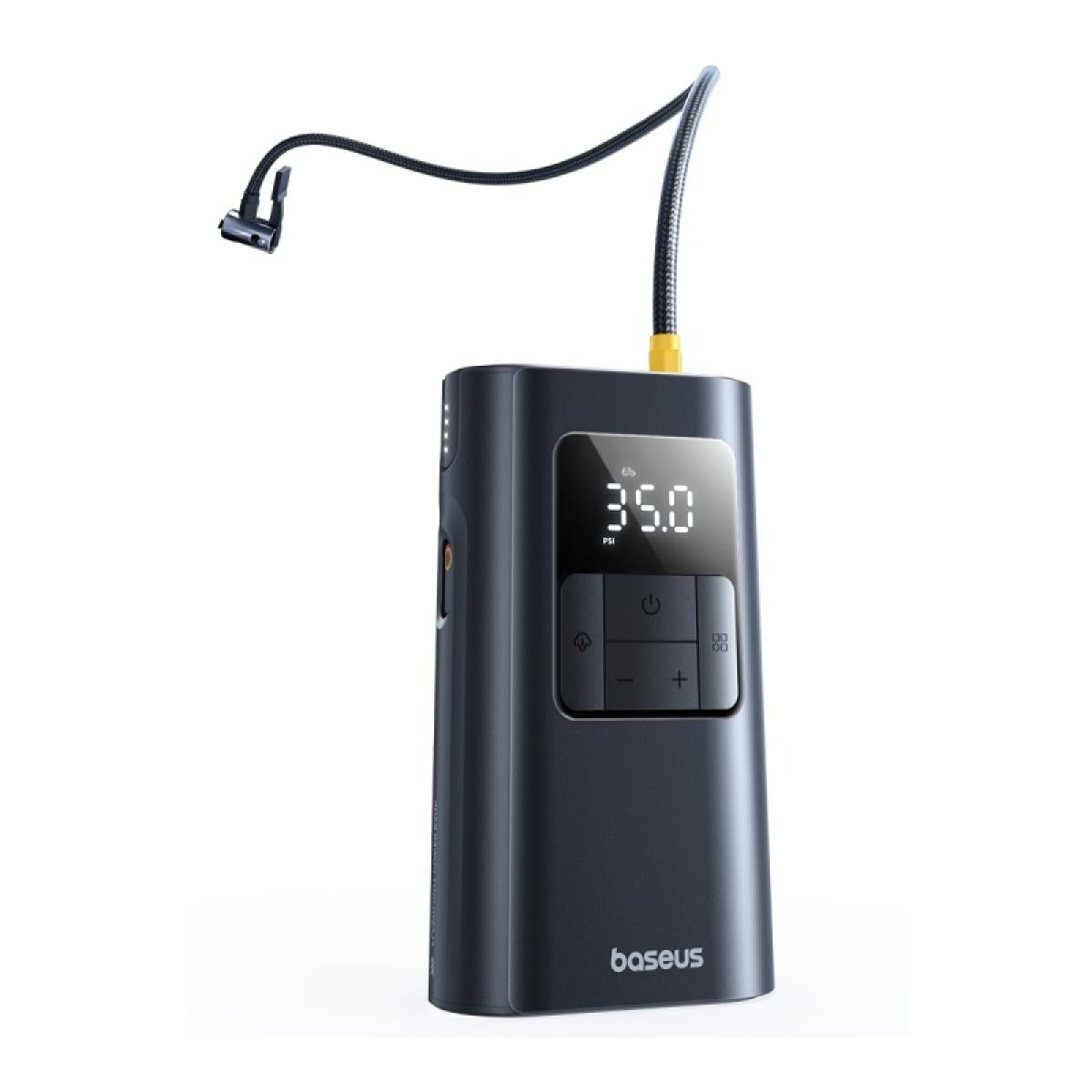 Baseus Car Tire Inflator Pumper VA1 Dual Power Wired & Wireless with Flashlight 6000mAh Power - Bank Baseus Car Tire Inflator Pumper VA1 Dual Power Wired & Wireless with Flashlight 6000mAh Power - Bank