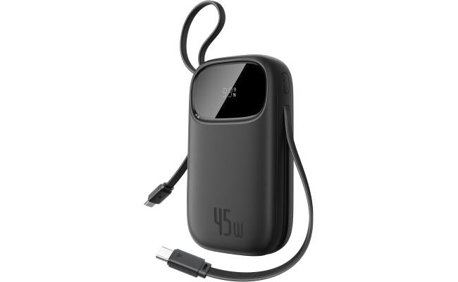 Baseus Powerbank 20000mAh 45W with Integrated USB - C Cable, USB cable