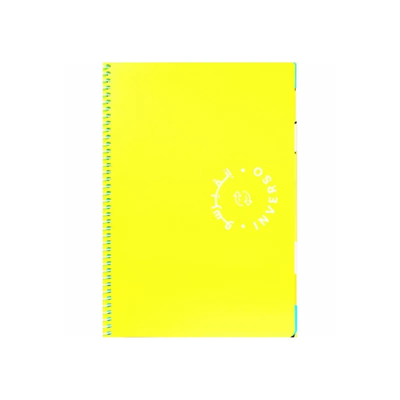 Bassile Genio 5 Subject Spiral Inverso Notebook, 70gm, 160 Sheets, B5