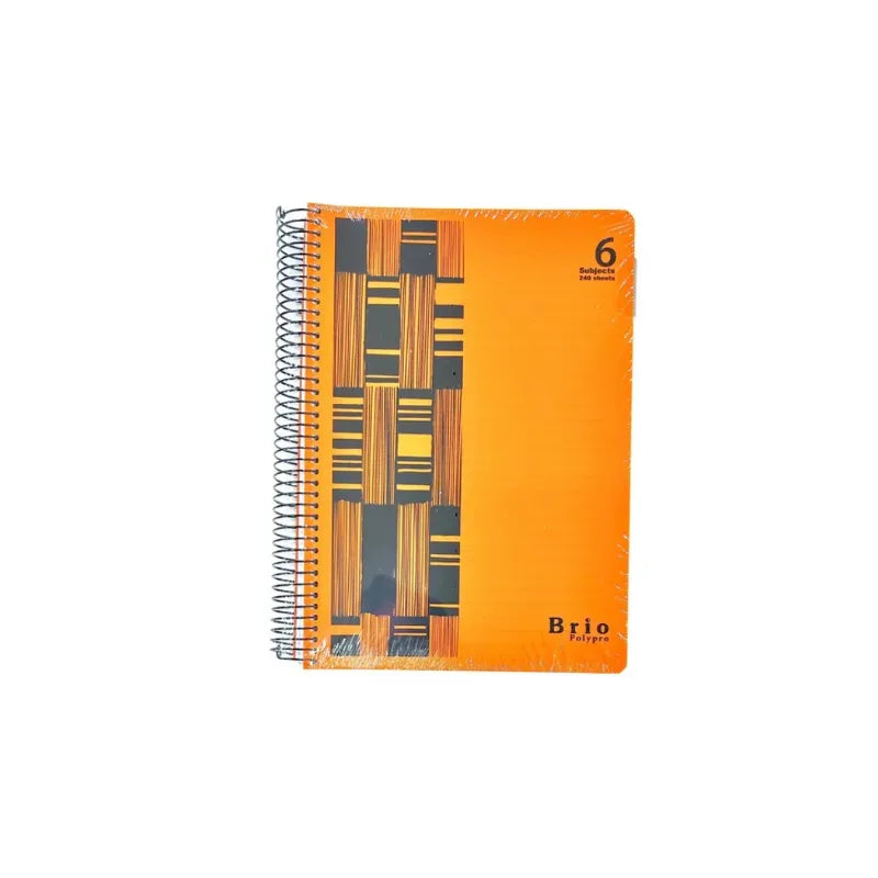 Bassile PolyPro 6 Subject Spiral Notebook
