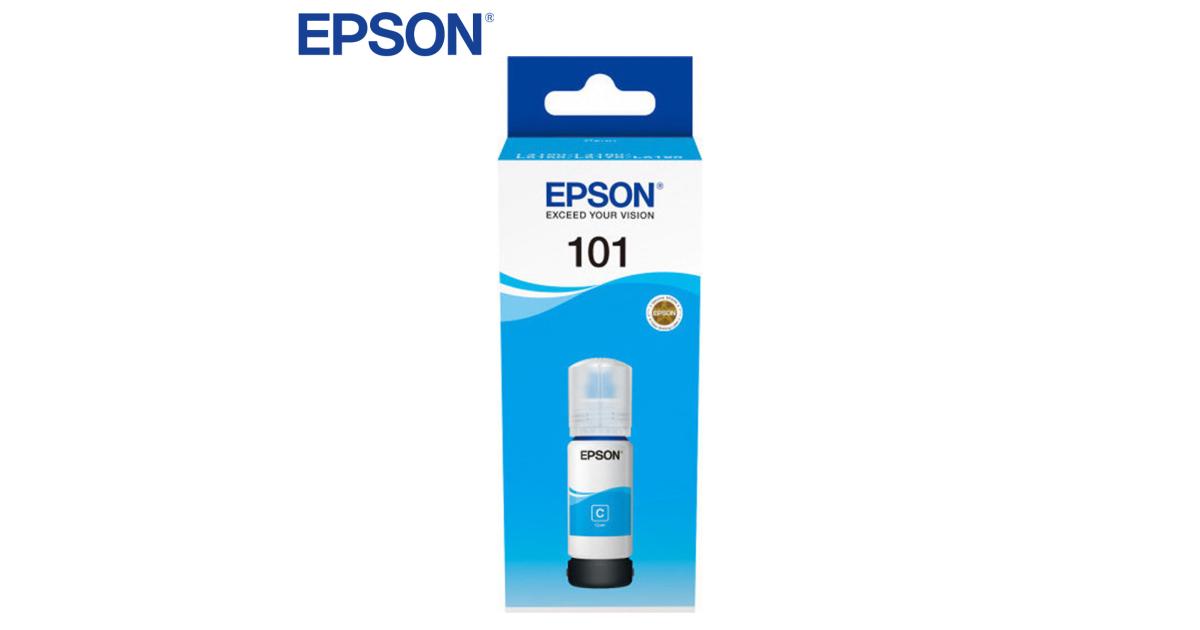 Epson 101 ECOTANK CYAN INK BOTTLE C13T03V34A - CompuMe