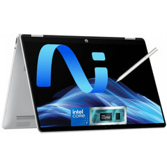 HP OmniBook 5 Flip Laptop (14-fp0023dx) 14" FHD+ (1920 x 1200) IPS 60Hz Touch, Intel® Core 7 150U, 16GB LPDDR5 Ram Onboard, 512 M.2 PCIe Gen 4, Intel Graphics, Windows 11 Home w/ HP Rechargeable Tilt Pen - Silver