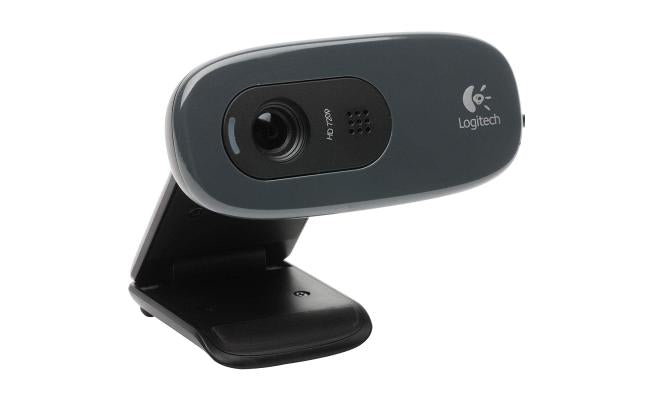 Logitech C270 HD Webcam 720p Widescreen HD Video Calling Light Correction Noise-Reducing Mic For Skype, FaceTime, Hangouts, WebEx - Black Logitech C270 HD Webcam 720p Widescreen HD Video Calling Light Correction Noise-Reducing Mic For Skype, FaceTime, Hangouts, WebEx - Black