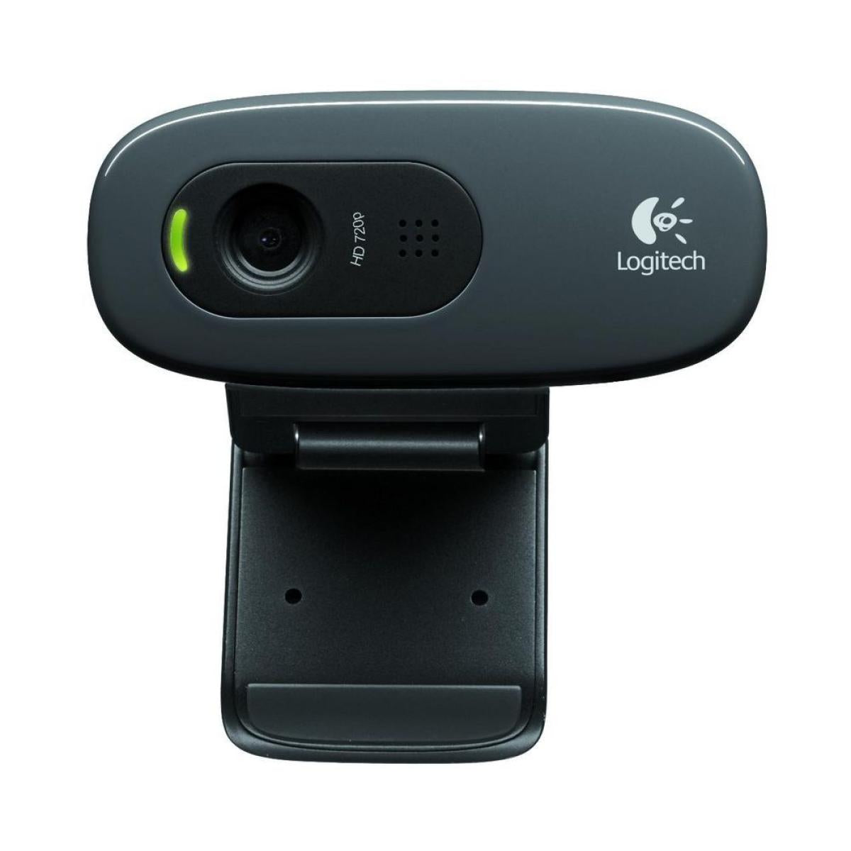 Logitech C270 HD Webcam 720p Widescreen HD Video Calling Light Correction Noise-Reducing Mic For Skype, FaceTime, Hangouts, WebEx - Black Logitech C270 HD Webcam 720p Widescreen HD Video Calling Light Correction Noise-Reducing Mic For Skype, FaceTime, Hangouts, WebEx - Black