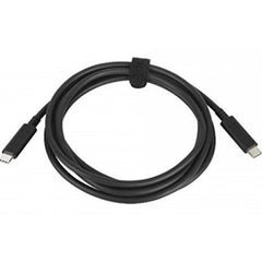 Lenovo USB-C to USB-C Data Cable 4K 2M For USB-C Dockstation & Other USB-C Devices - Black