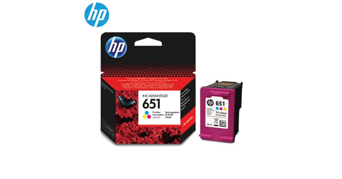HP 651 Tri-color Original Ink Advantage Cartridge C2P11AE