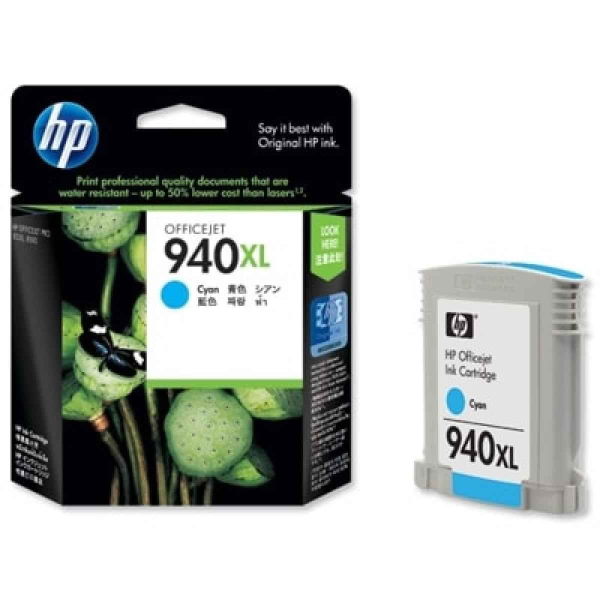 HP 940XL Cyan Original Inkjet Advantage Cartridge For Officejet 8000.8500 HP 940XL Cyan Original Inkjet Advantage Cartridge For Officejet 8000.8500