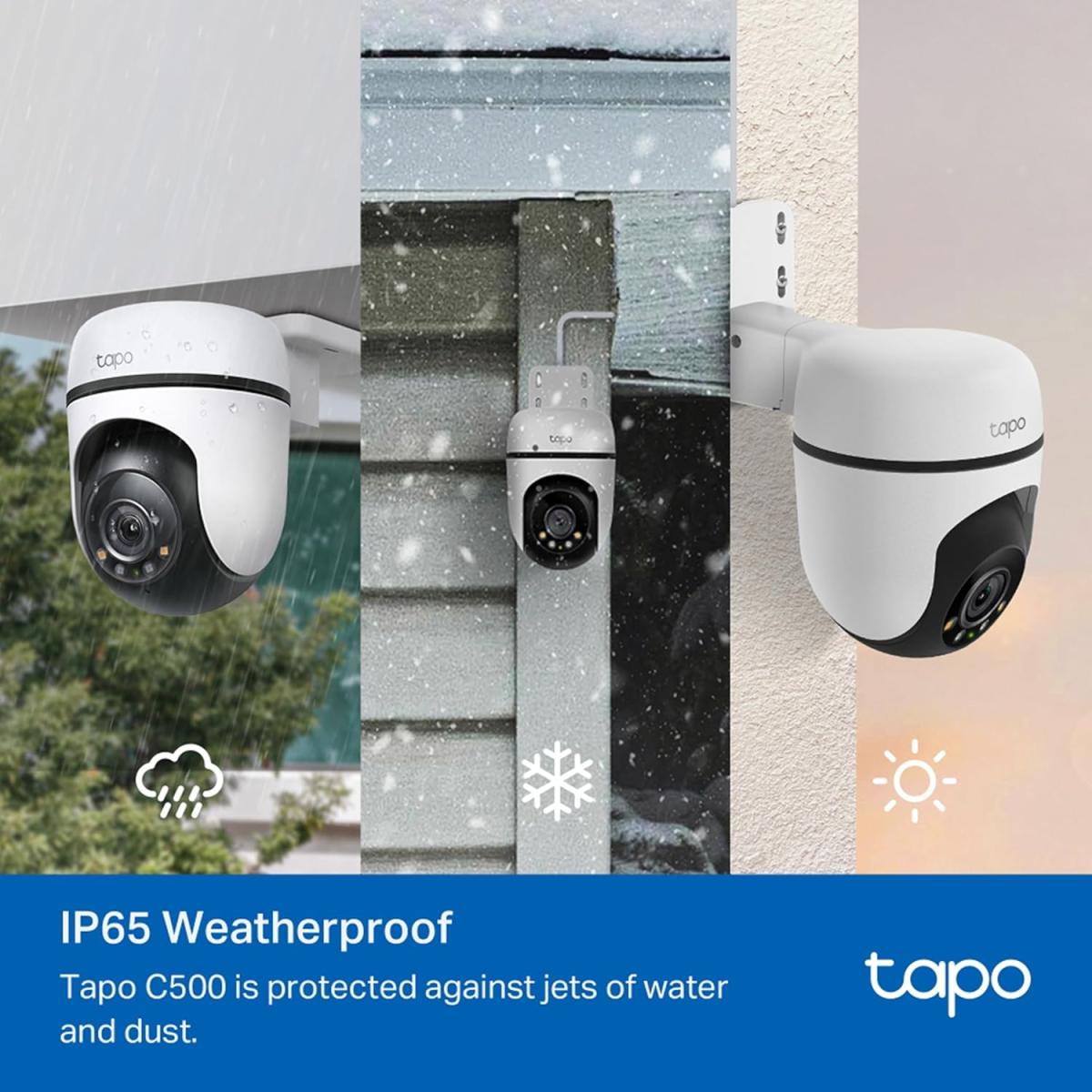 TP - Link Tapo C500 1080p Full HD 2MP Outdoor Pan/Tilt Security Wi - Fi Camera