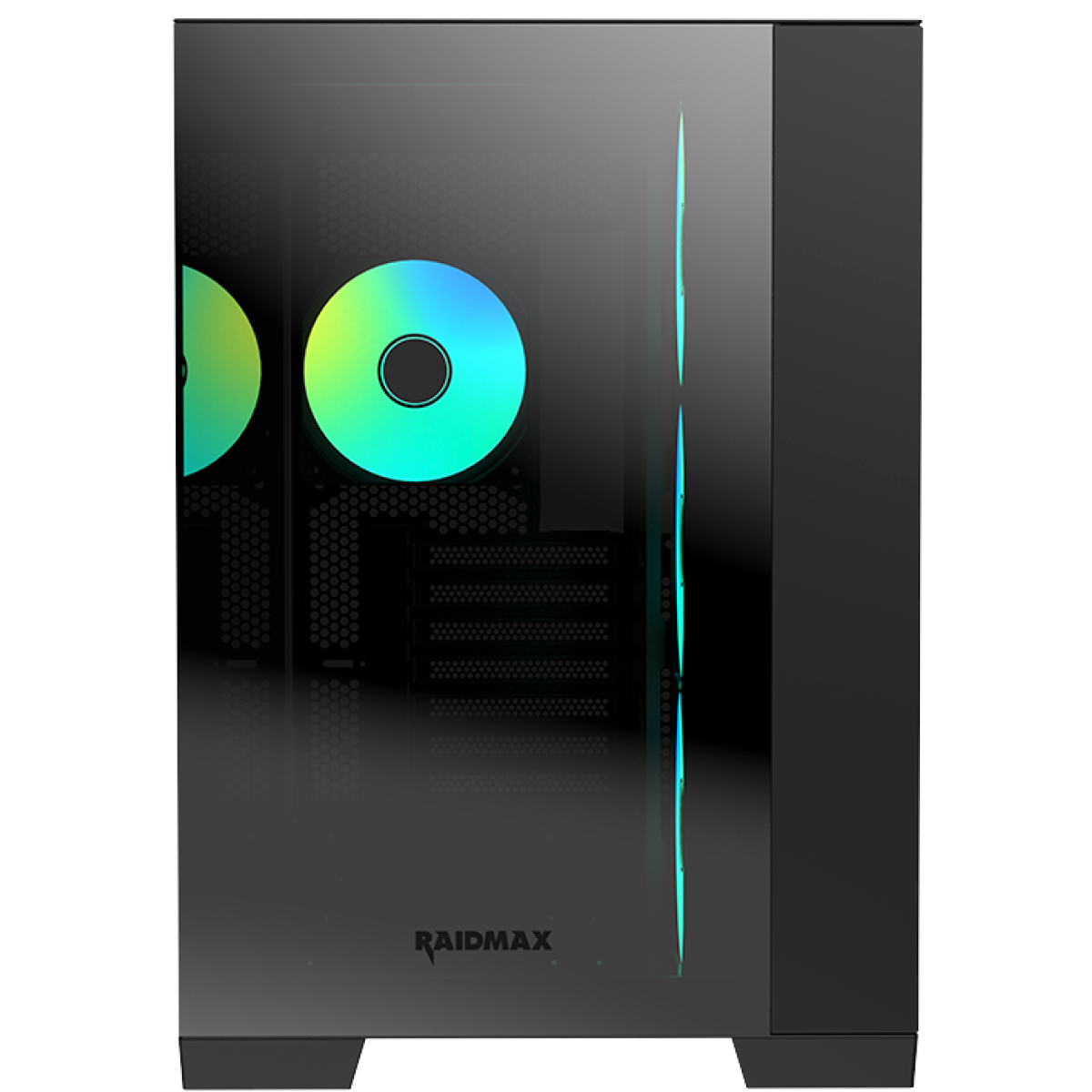 Raidmax Infinita Series I610cbf Chrome Dual Chamber Atx 2 Side Tempered Glass Support Back Cone Design 4x 120mm Argb Fan Preinstalled Supports Up To 400mm Gpu & Usb C Black Raidmax Infinita Series I610cbf Chrome Dual Chamber Atx 2 Side Tempered Glass Support Back Cone Design 4x 120mm Argb Fan Preinstalled Supports Up To 400mm Gpu & Usb C Black