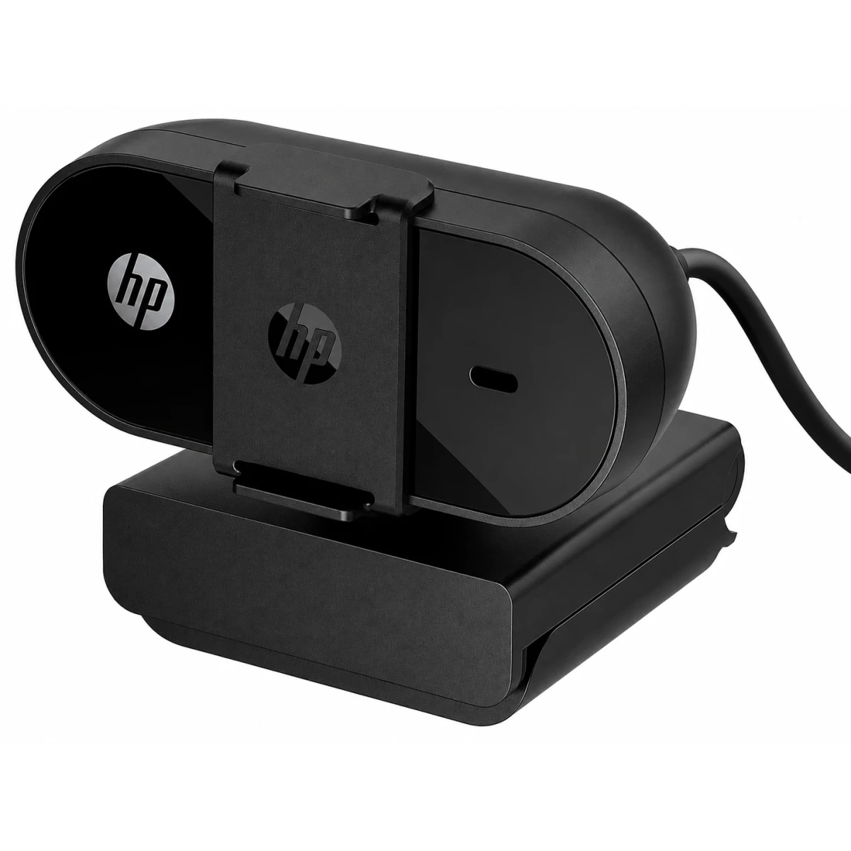 HP 325 Webcam - USB Type A - 1920 x 1080 Video - 66° Angle - Microphone - Notebook, Monitor