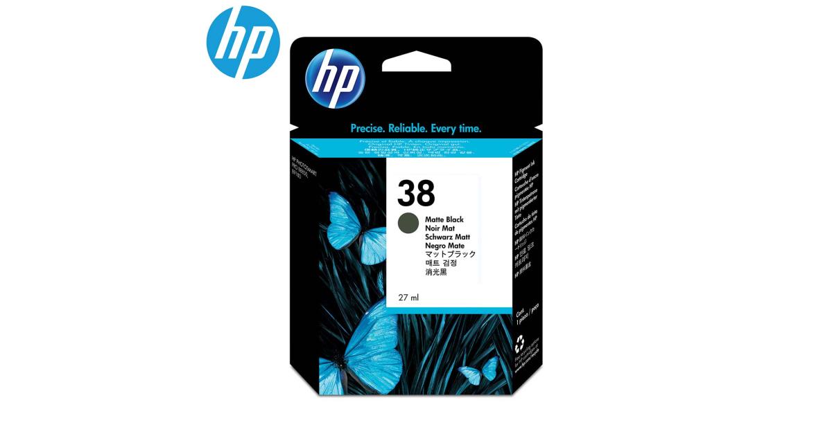 HP C9413A (38) Photo Black Ink Cartridge (Original) - CompuMe