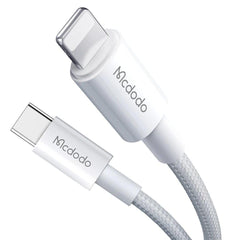 Mcdodo Ca 2760 Type C To Lightning Pd 36w Fast Data/charging Cable 1.2m White - CompuMe