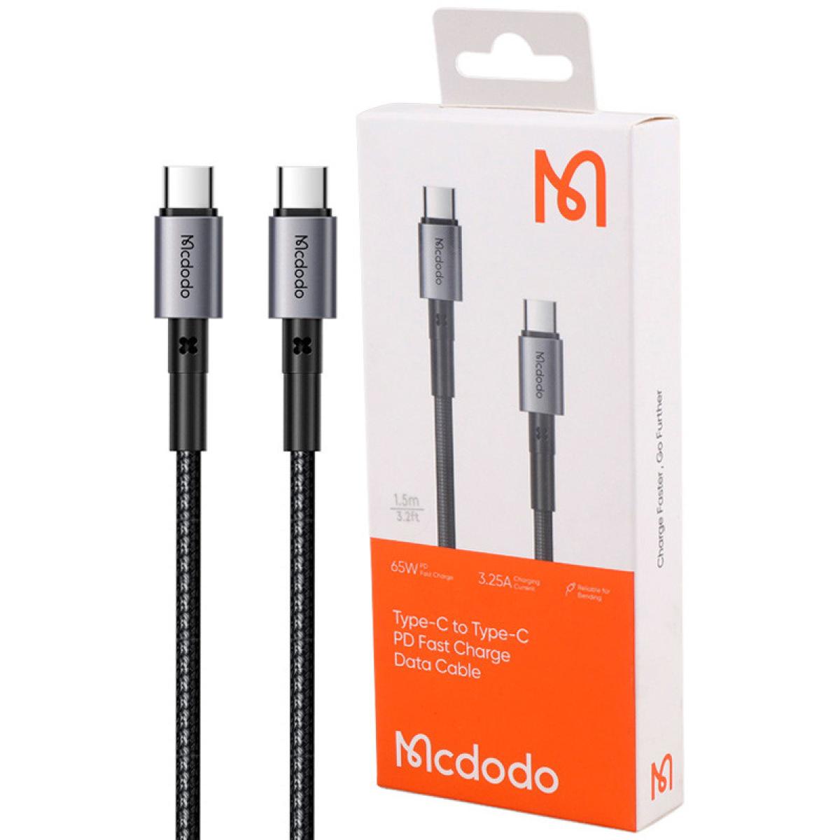 Mcdodo Ca 3131 65w Type C To Type C Pd Fast Charge Data Cable (1.5m) Mcdodo Ca 3131 65w Type C To Type C Pd Fast Charge Data Cable (1.5m)