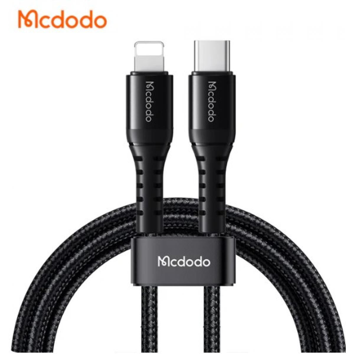 Mcdodo Ca 5632 Usb C To Lightning 36w Cable Data & Fast Charging Pd For Iphone 3m Black