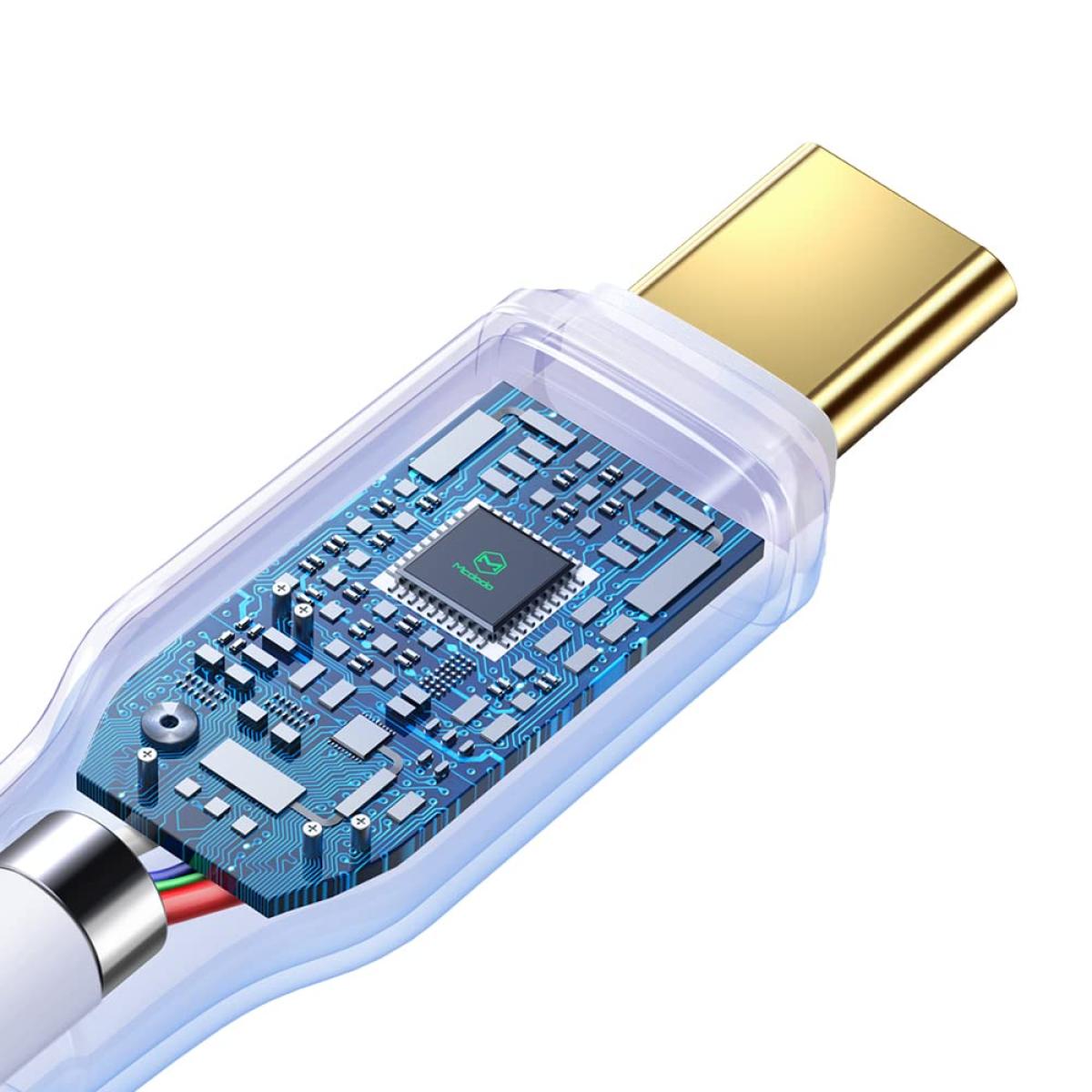 Mcdodo Ca 8350 Pd Type C To Type C Data & Fast Charging 100w Cable White Mcdodo Ca 8350 Pd Type C To Type C Data & Fast Charging 100w Cable White
