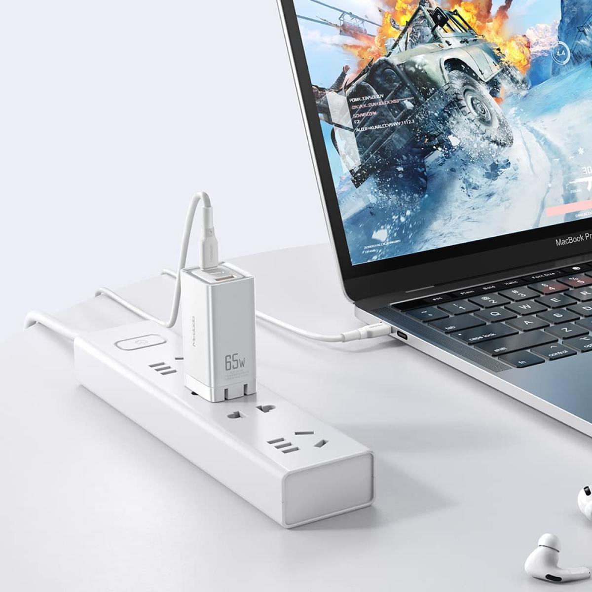 Mcdodo Ca 8350 Pd Type C To Type C Data & Fast Charging 100w Cable White Mcdodo Ca 8350 Pd Type C To Type C Data & Fast Charging 100w Cable White