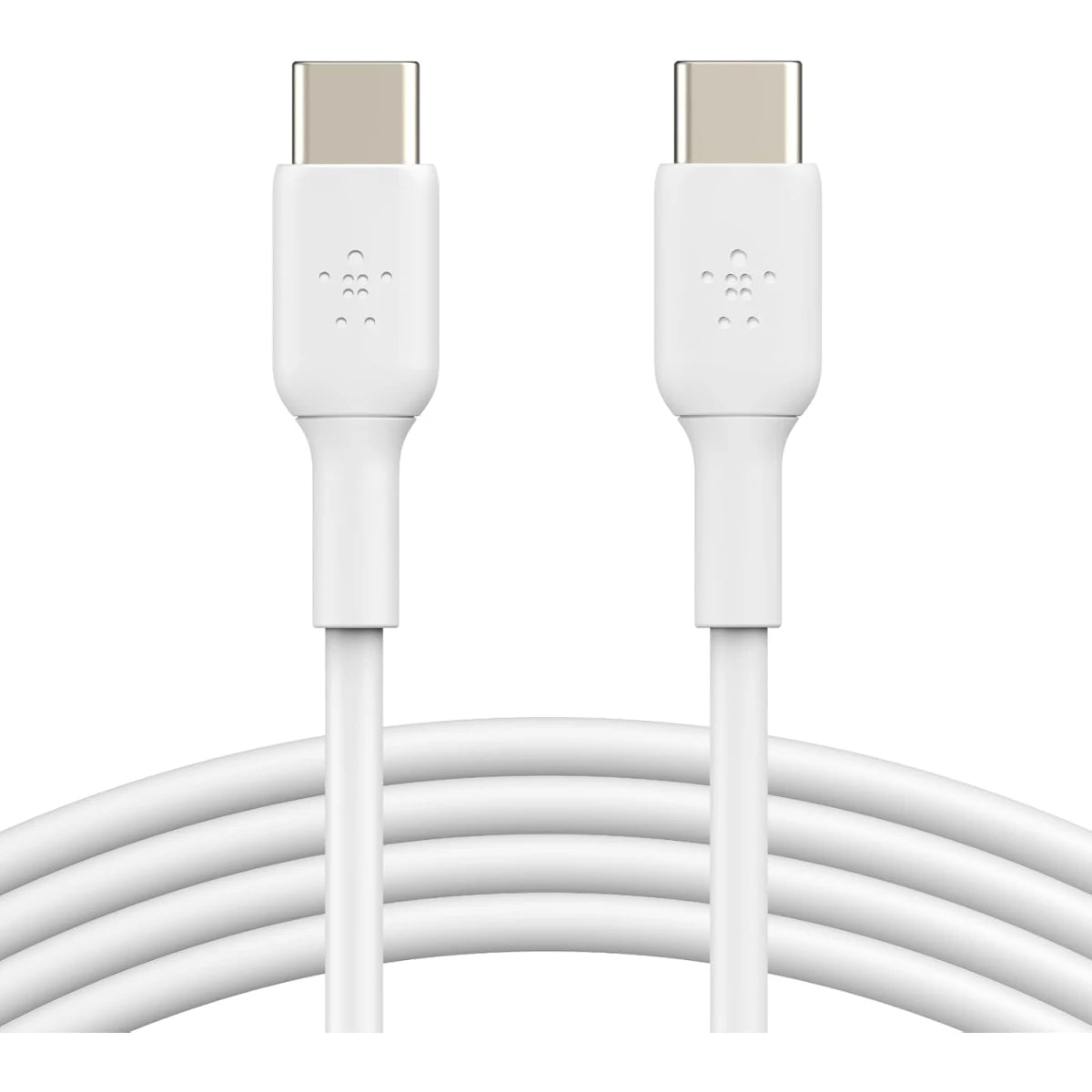 Belkin USB-C to USB-C Fast Charging Cable (1M/3.3ft) for iPhone 17, iPhone 17 Pro, iPhone 16, iPhone 16 Pro, Galaxy S25, S24, Note, Pixel, iPad Pro, Nintendo Switch 2, Carplay & More - White