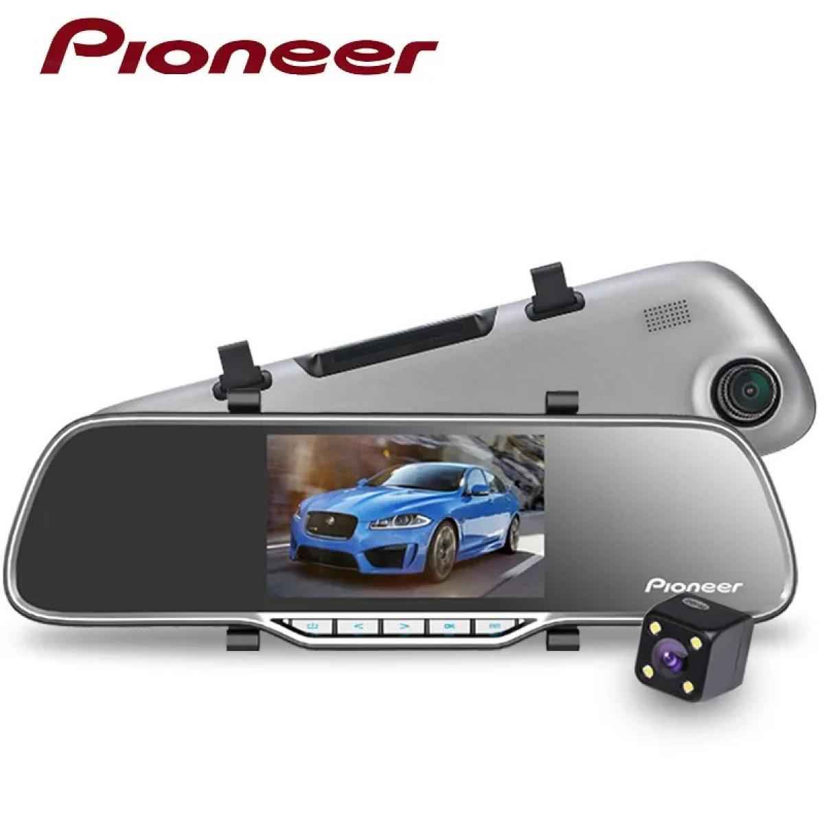 Pioneer ND - DVR160 4.3inch Dual Lens Dash Car Camera DVR Rearview Mirror Full HD 1080P Dash Cam