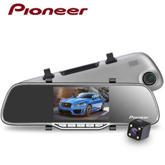 Pioneer ND - DVR160 4.3inch Dual Lens Dash Car Camera DVR Rearview Mirror Full HD 1080P Dash Cam