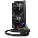 DeepCool Castle 240EX – 240mm ARGB Liquid CPU Cooler, Anti‑Leak Tech, Dual‑Chamber Pump, TF120 S Fans