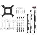 DeepCool Castle 240EX – 240mm ARGB Liquid CPU Cooler, Anti‑Leak Tech, Dual‑Chamber Pump, TF120 S Fans