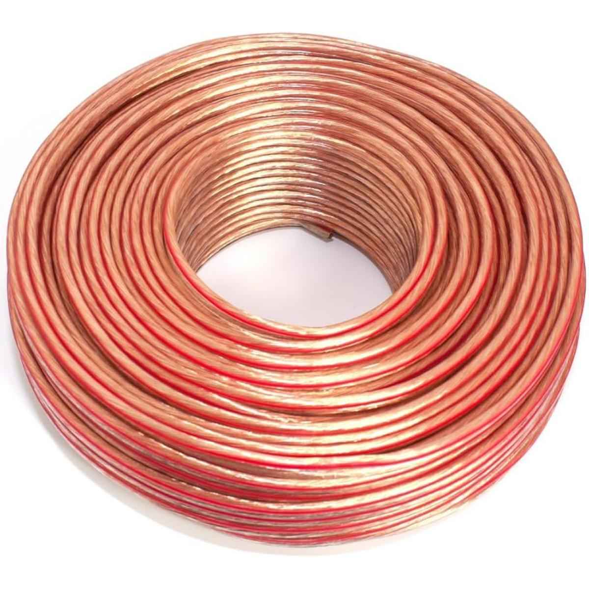 Transparent Audio Speaker Cable 100M