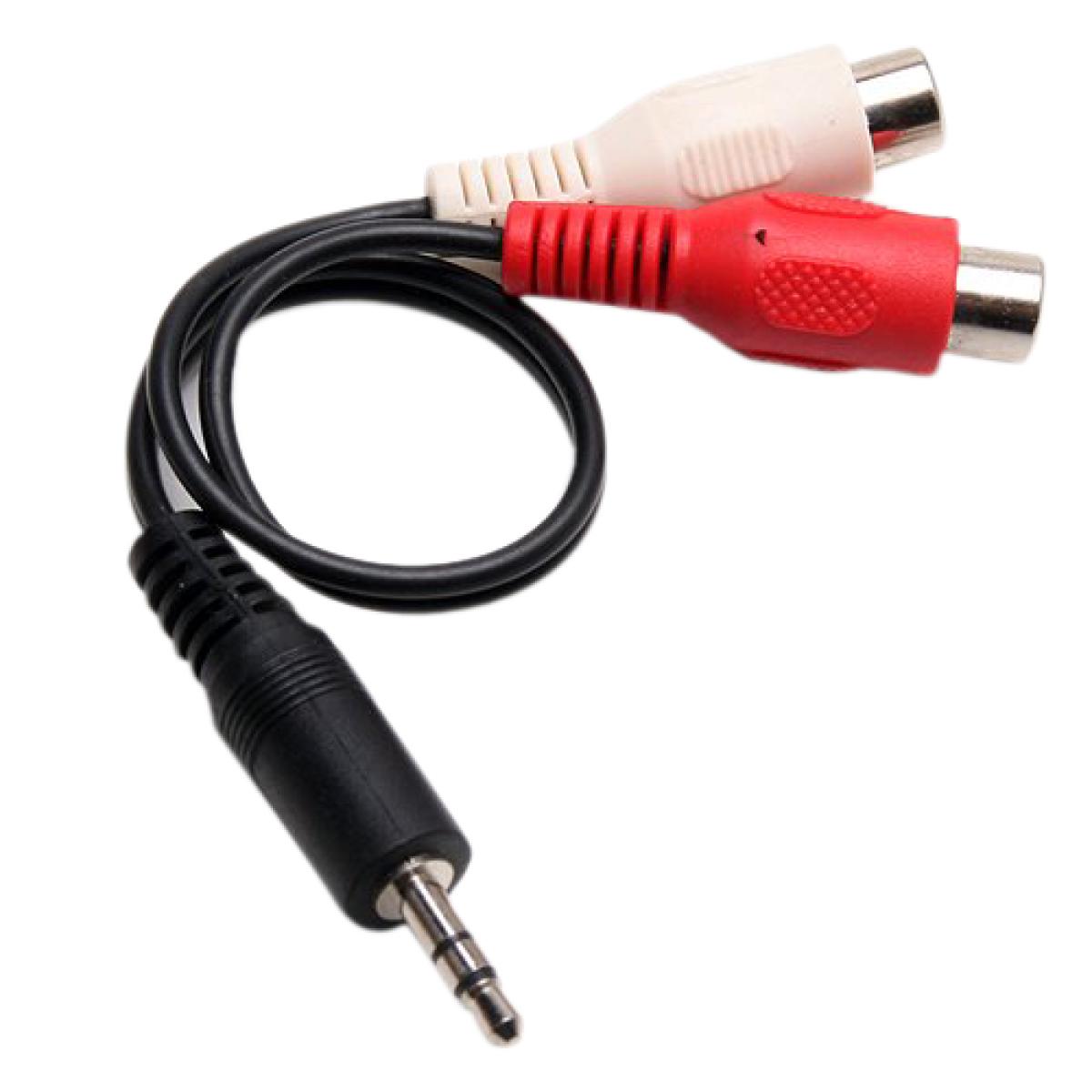 Cable AUX 1MAIL to 2RCA FMAIL