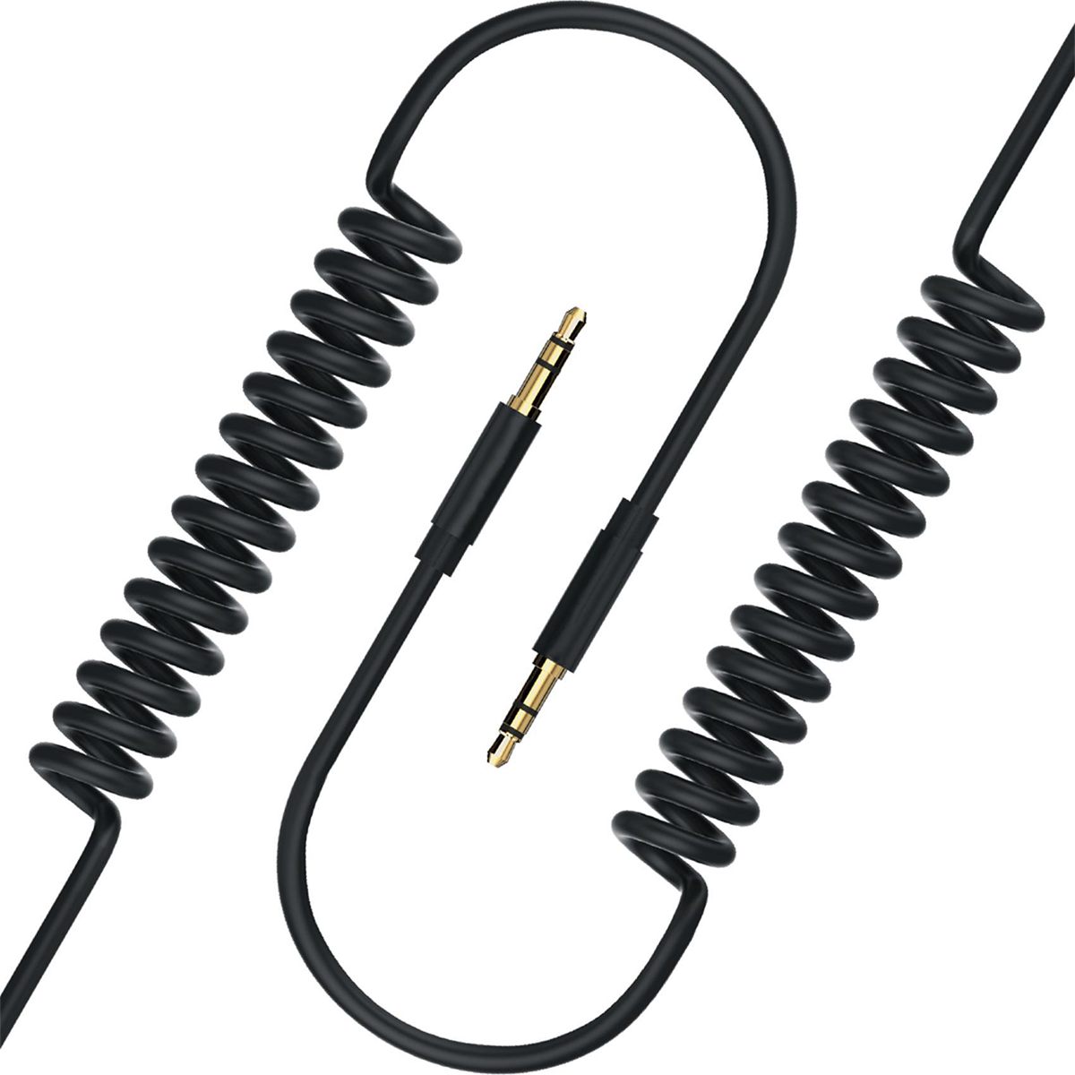 AUX Audio Cable Spring 1.5 Meter