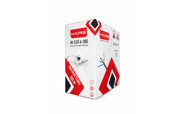 HAING CB - CAT6 - 305 meter CAT6 UTP Cable 305 meter, cables