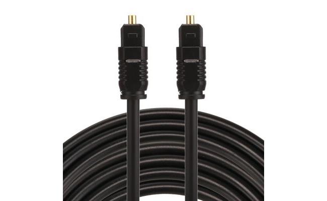 Fiber Optical Digital Audio Cable Gold Od4.0mm For Cd Tv Dvd Gold Plated 3m