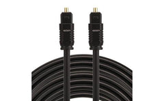 Fiber Optical Digital Audio Cable Gold Od4.0mm For Cd Tv Dvd Gold Plated 3m