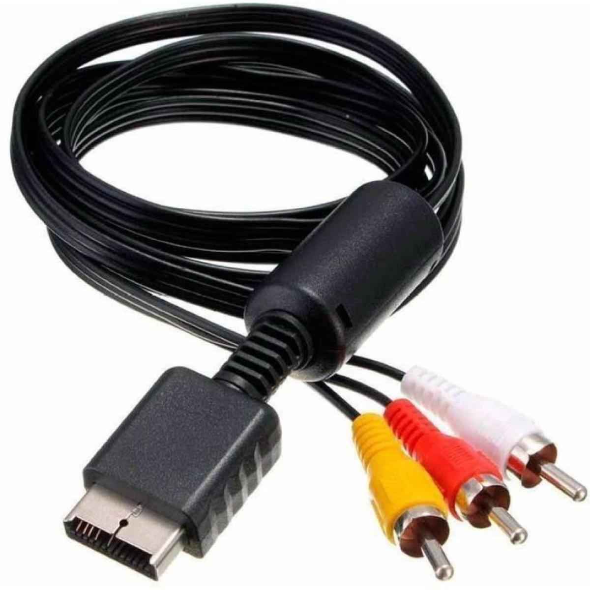 Audio and Video Cable Connecting Your P.S/P.S2 To TV System
